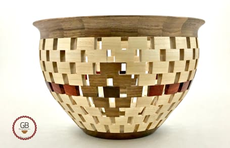 Hand turned wooden bowls